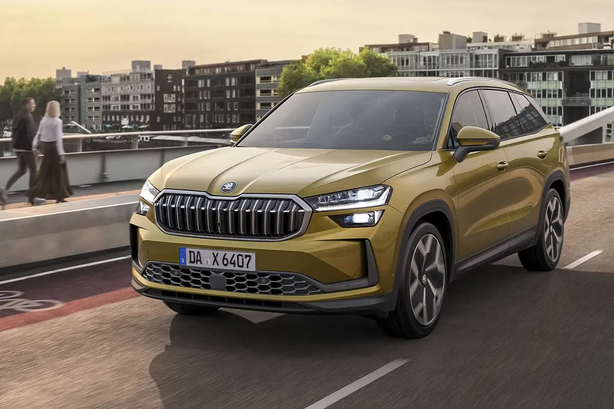 Kodiaq in der Straße