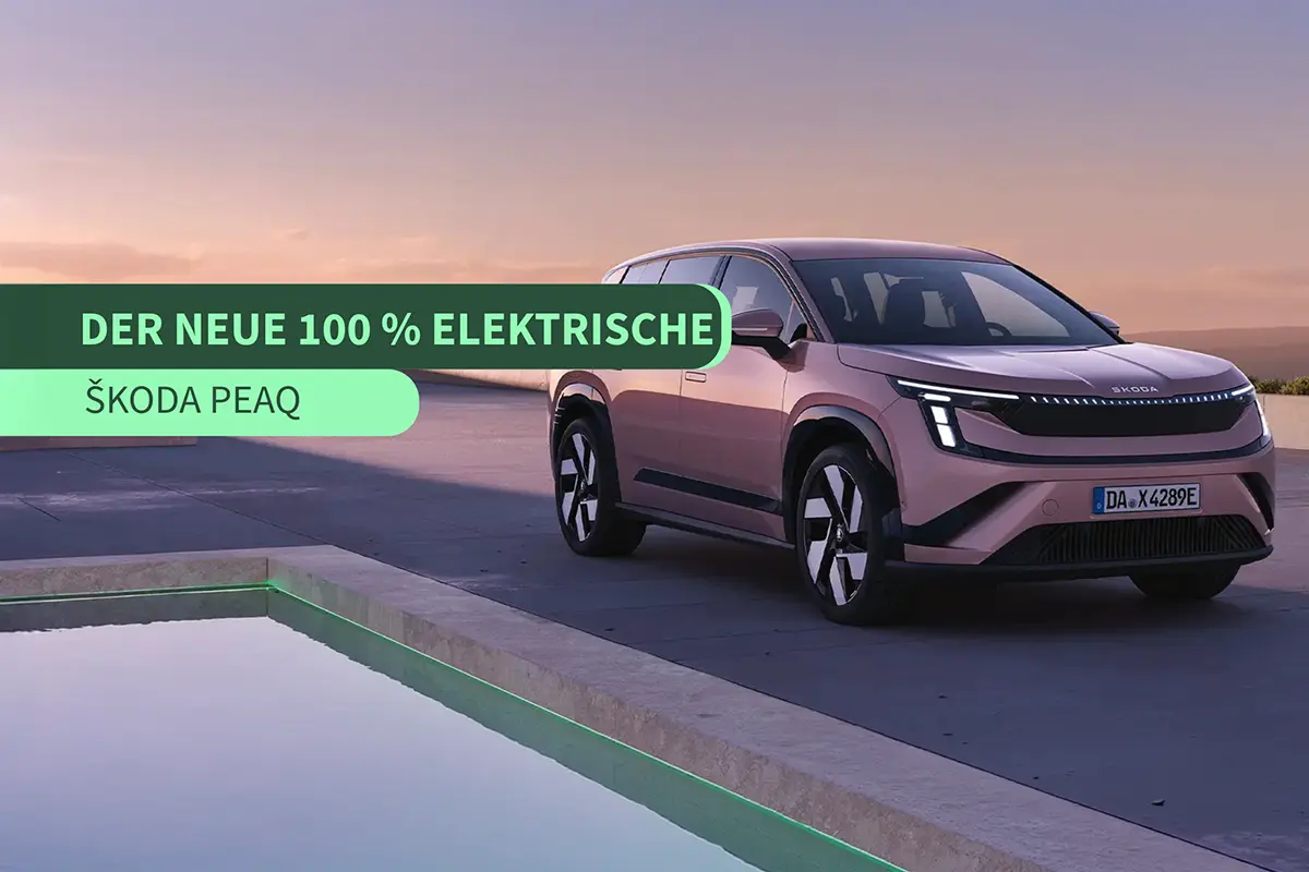 Der neue 100% elektrische Škoda Peaq