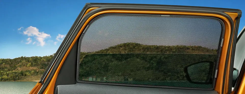 Bild zeigt den Sonnenschutz für Skoda Fahrzeuge
