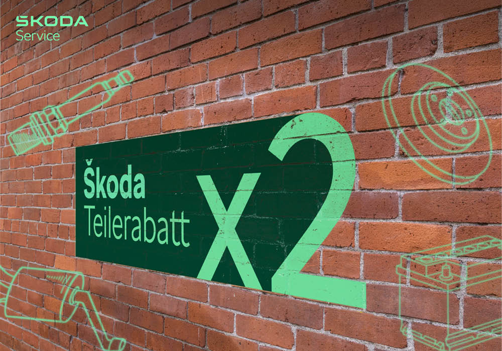 Illustration des Spiels Blinder Bandit in Skoda CI Farben