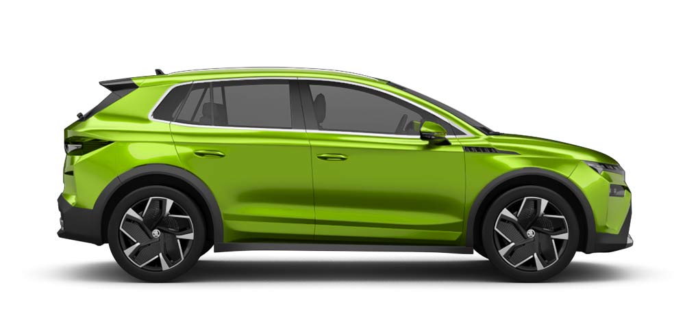 Seitliche Ansicht des Škoda Enyaq RS